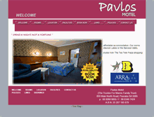 Tablet Screenshot of pavlosmotel.com.au